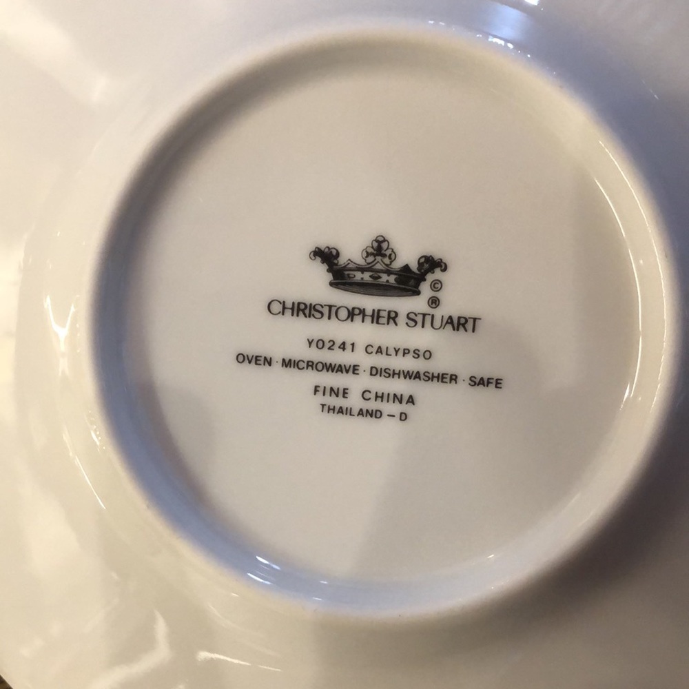 4x patterned dessert plate - Picture 7 of 7